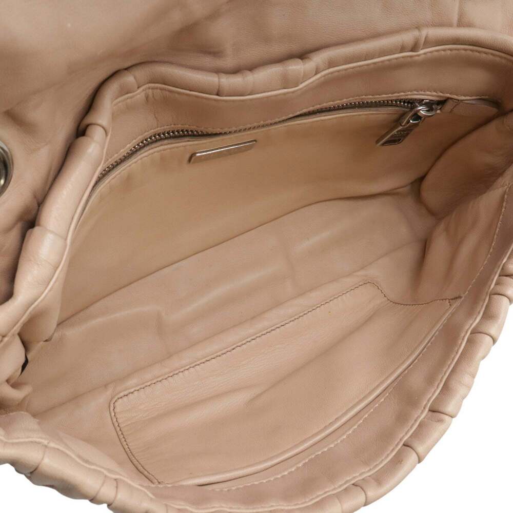 PRADA Cream Leather Shoulder Bag - Picture 7 of 9